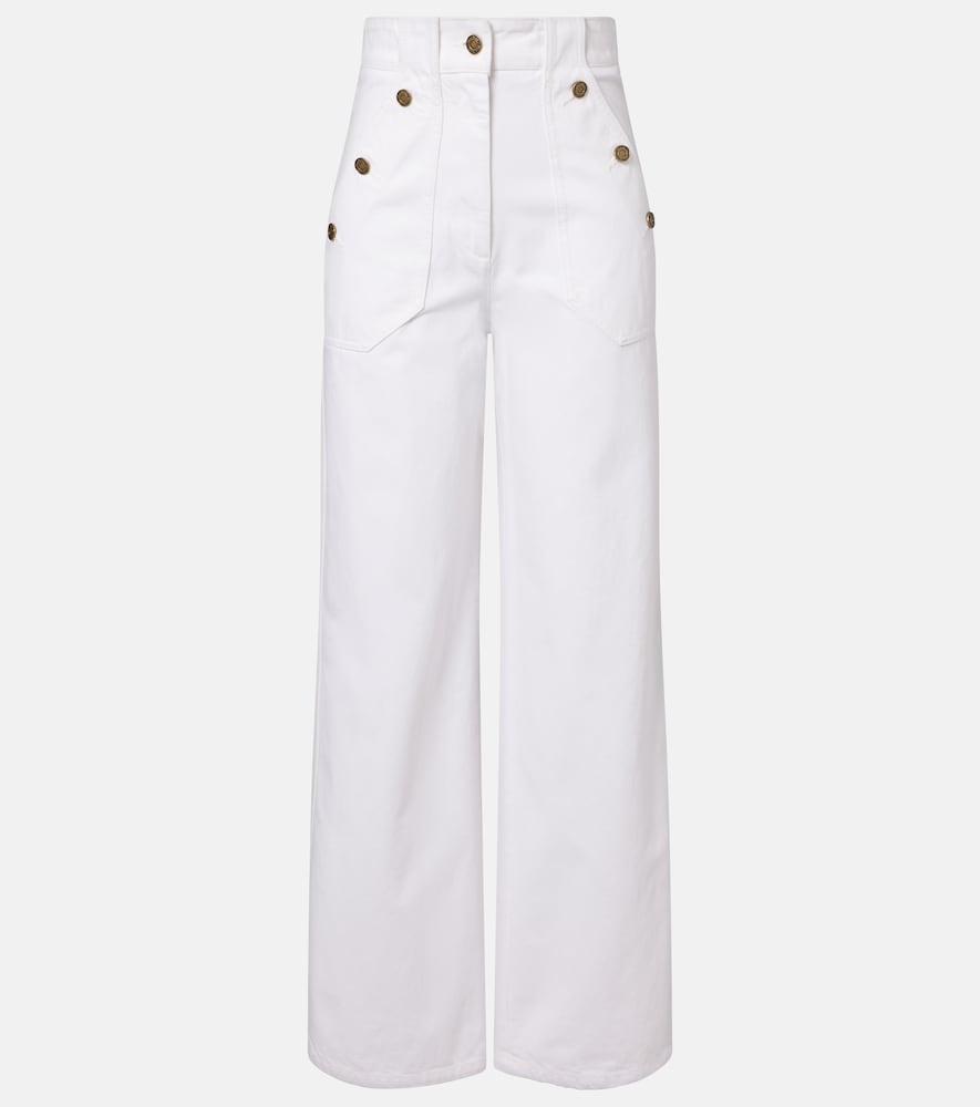 max mara high-rise wide-leg jeans