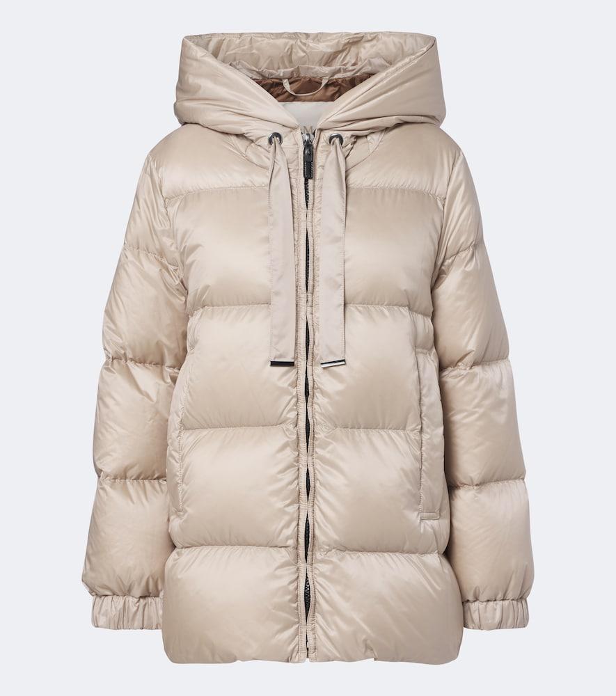 max mara hooded down jacket