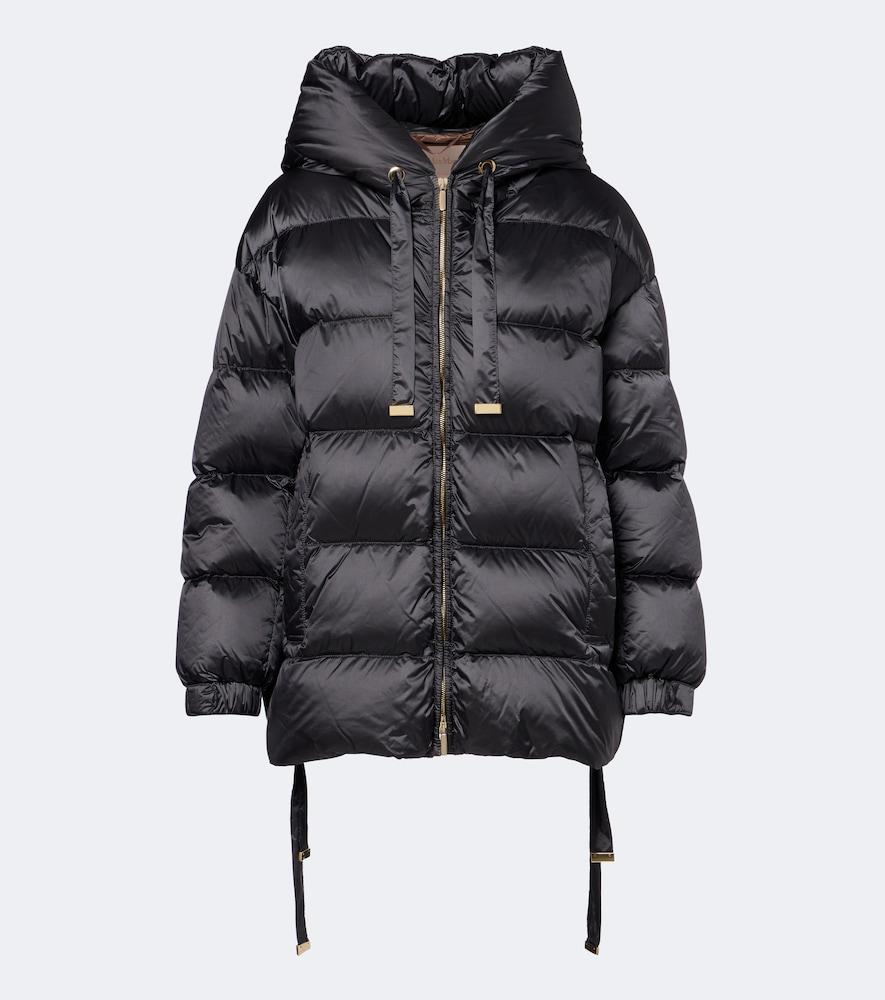 max mara hooded down jacket