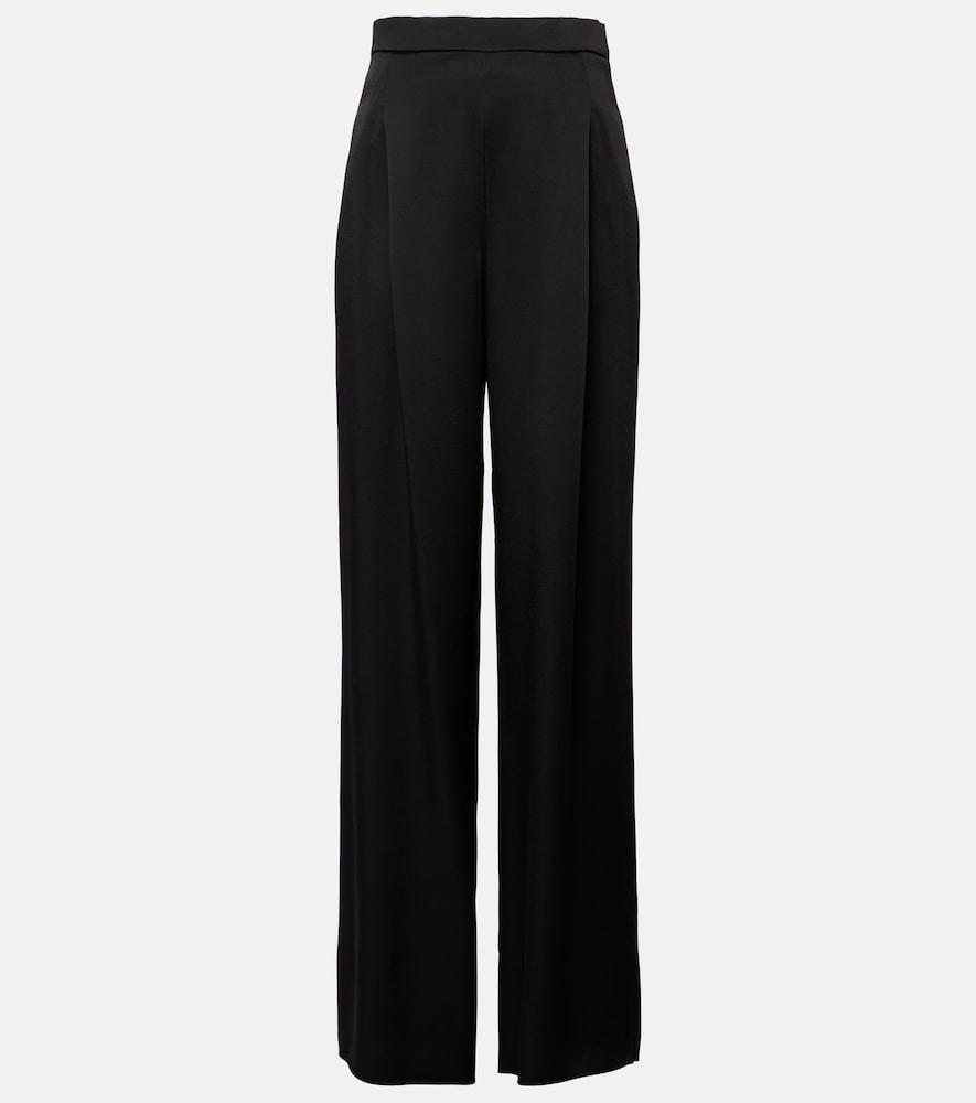 max mara ieti satin wide-leg pants