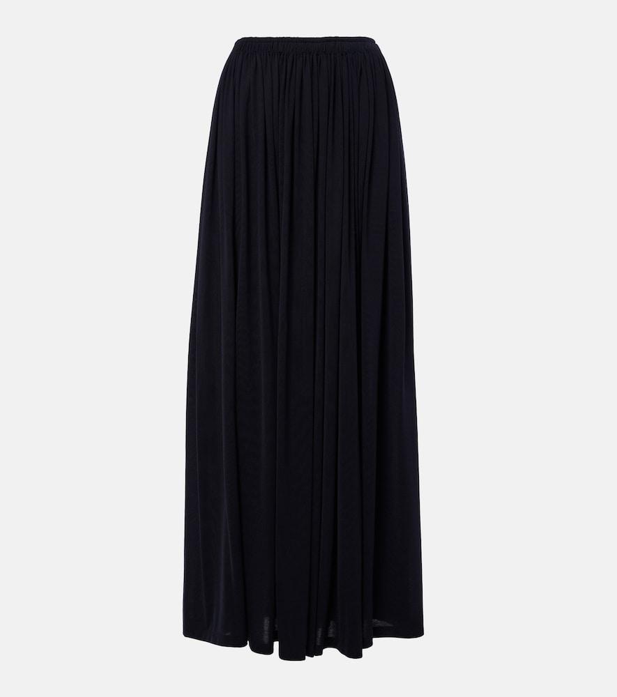max mara jersey maxi skirt