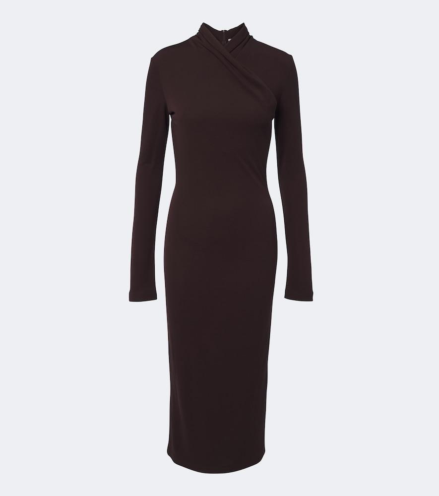 max mara jersey midi dress