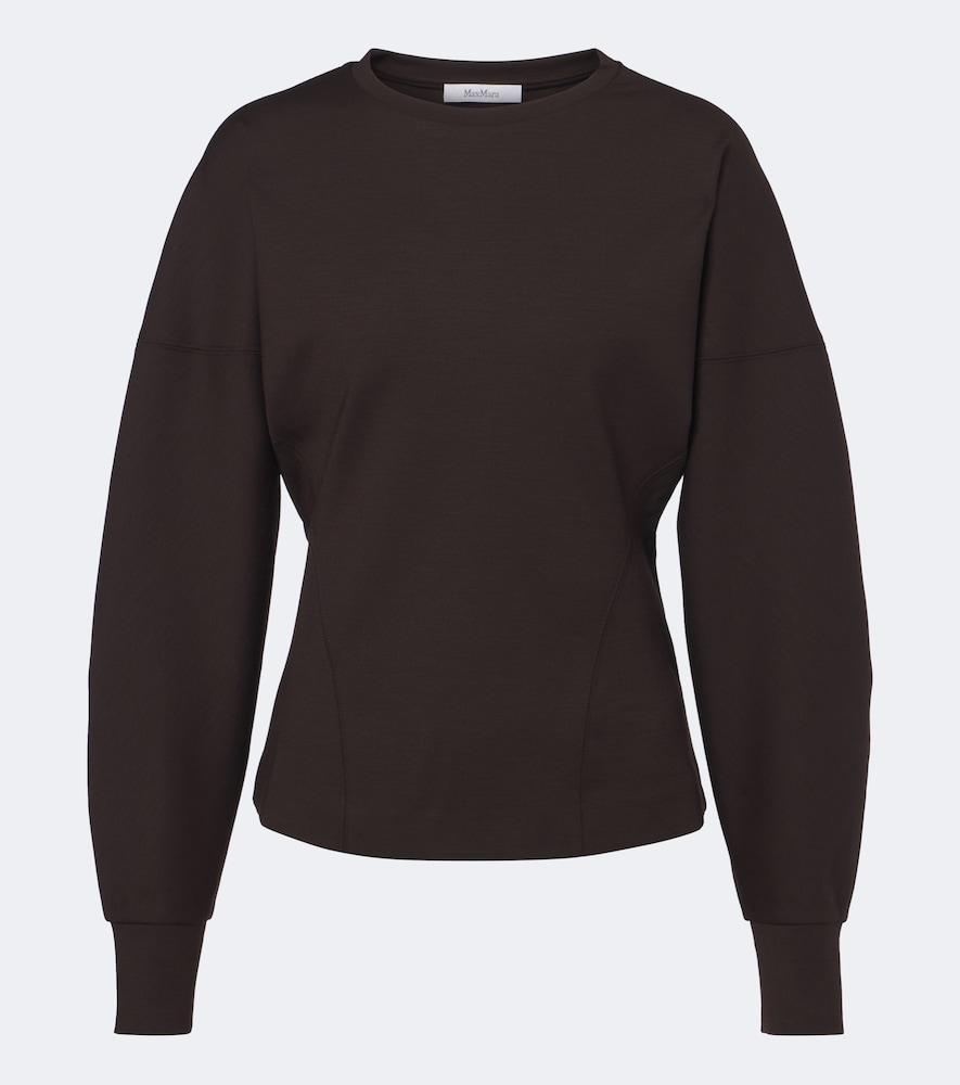 max mara jersey sweatshirt