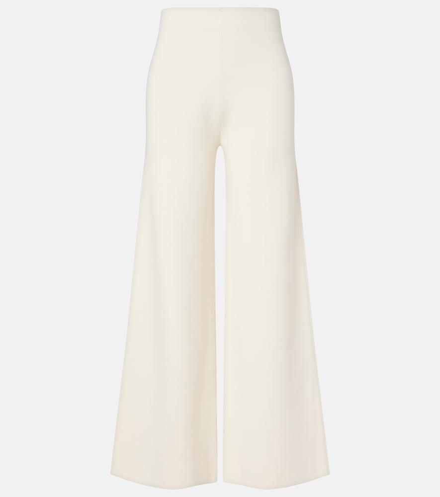 max mara jersey wide-leg pants