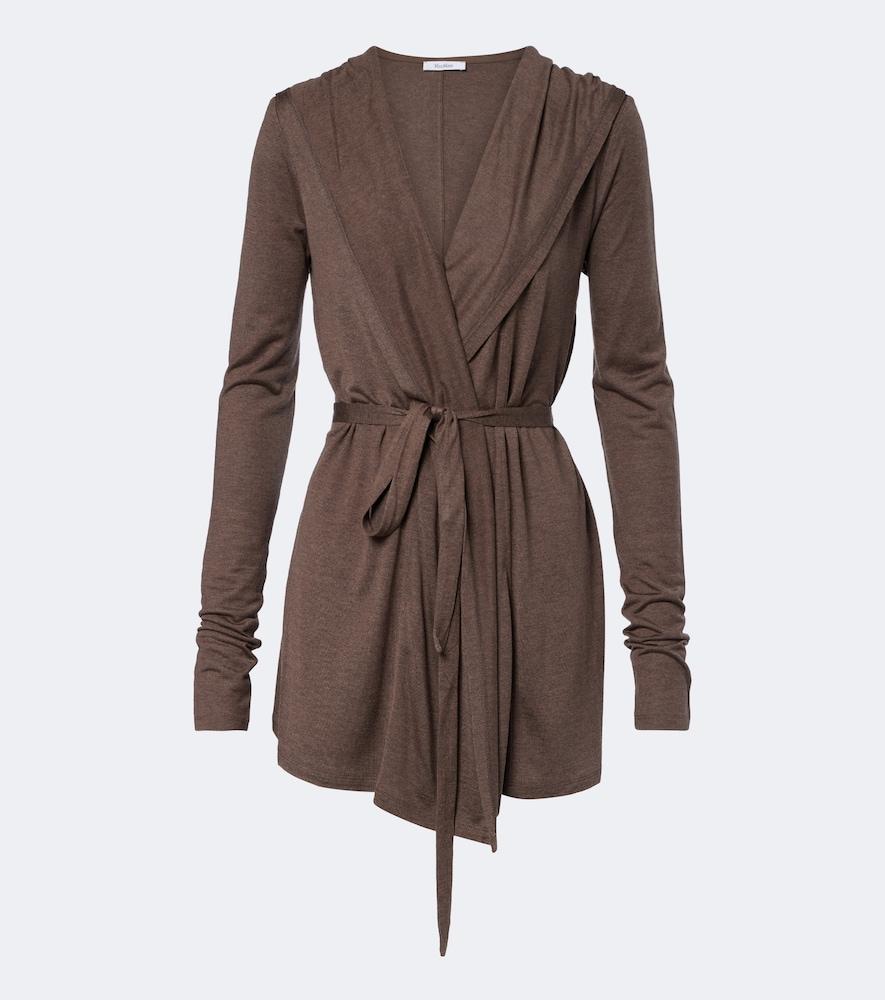 max mara jersey wrap cardigan