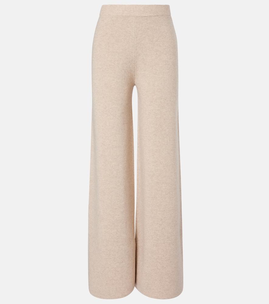 max mara judy wool and cashmere wide-leg pants