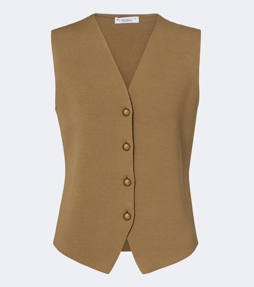 max mara knitted vest