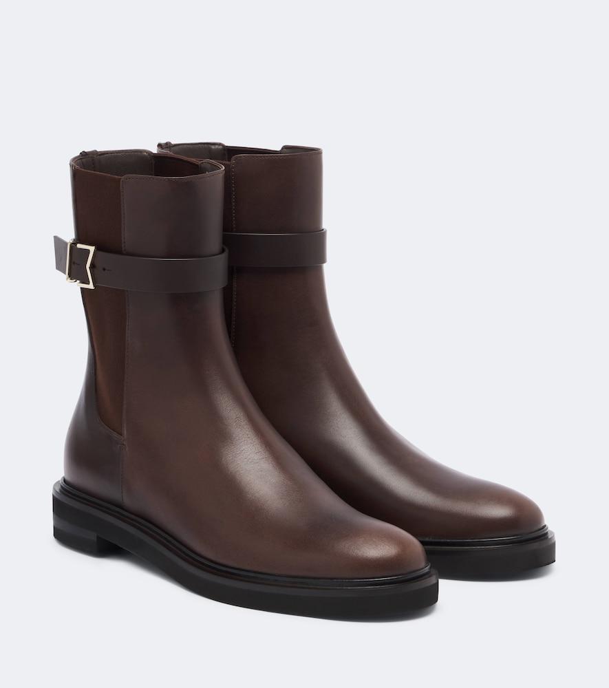 max mara leather ankle boots