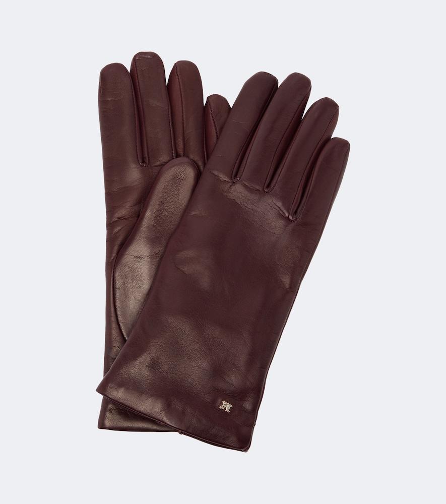 max mara leather gloves