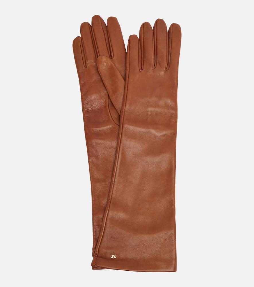 max mara leather gloves