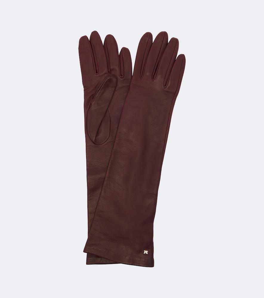 max mara leather gloves