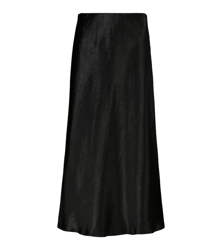 max mara leisure alessio satin midi skirt