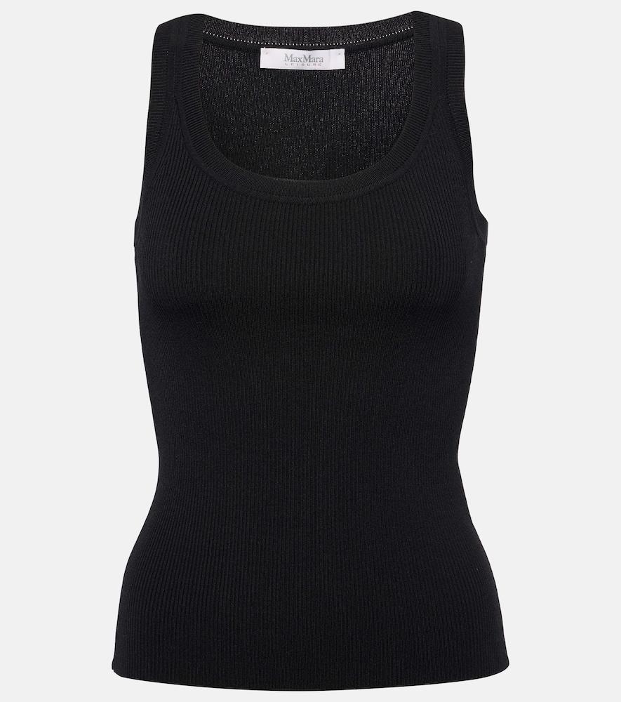 max mara leisure siro ribbed-knit tank top