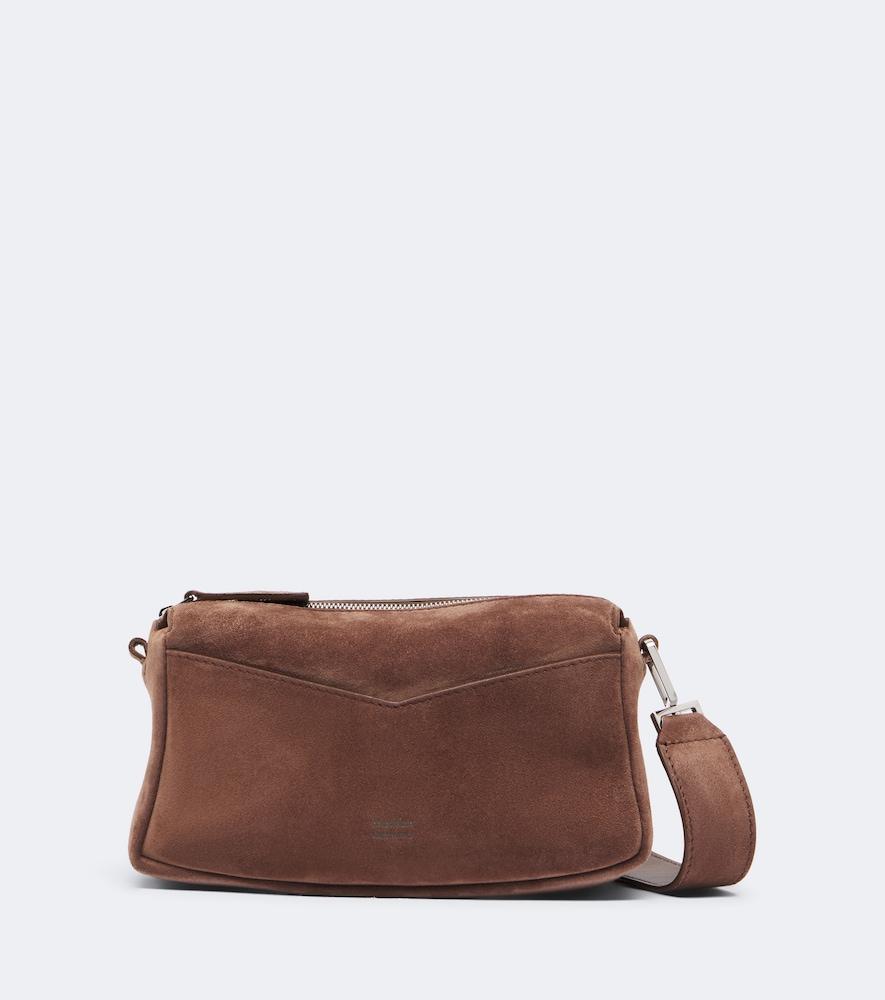 max mara micro suede shoulder bag