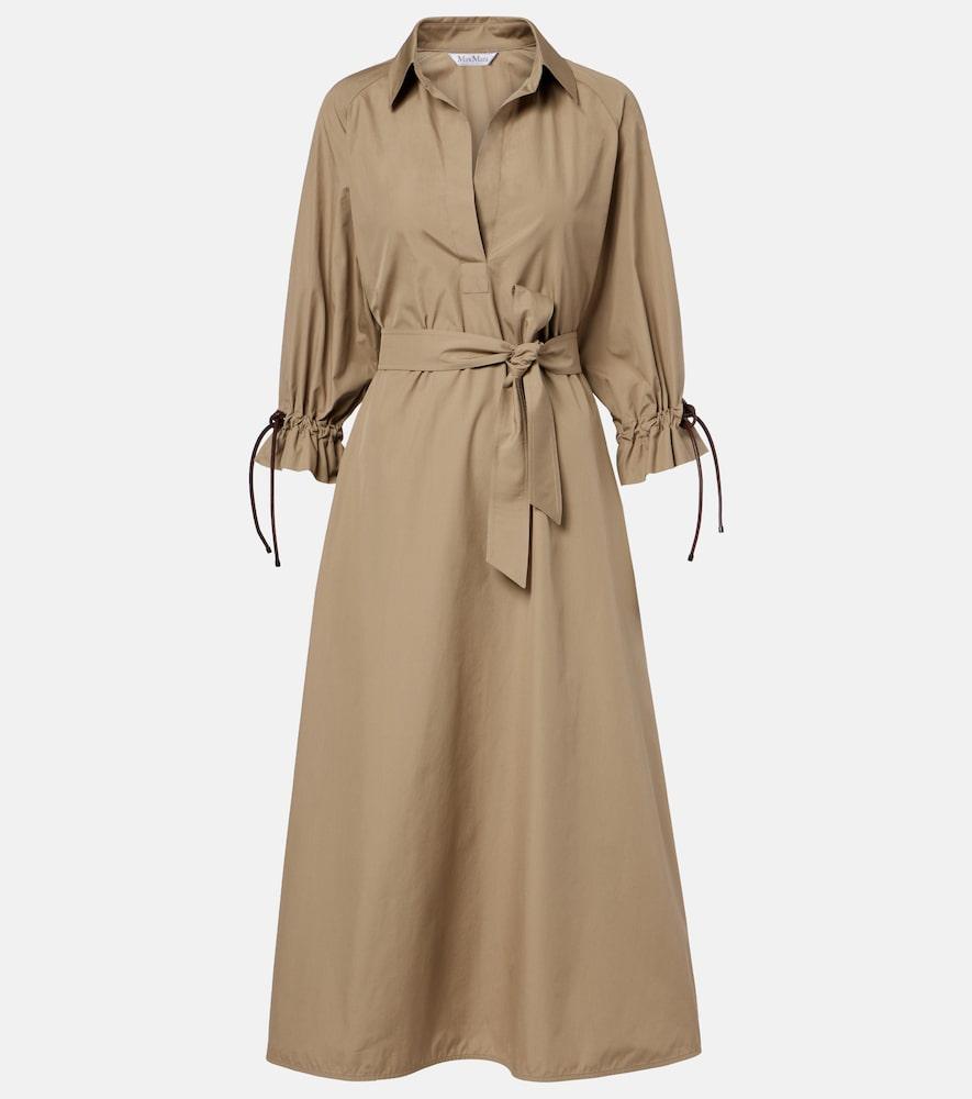 max mara mirto cotton midi dress