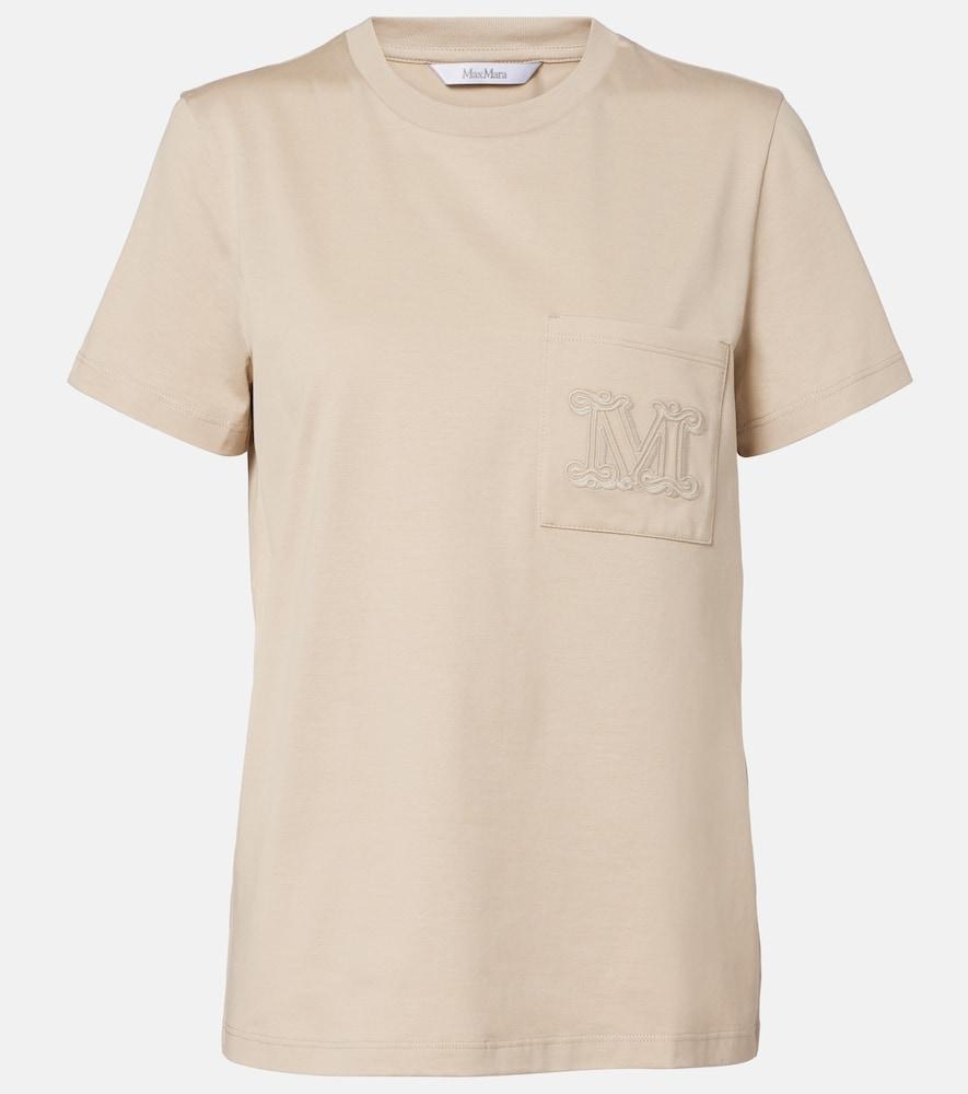 max mara monogram cotton jersey t-shirt