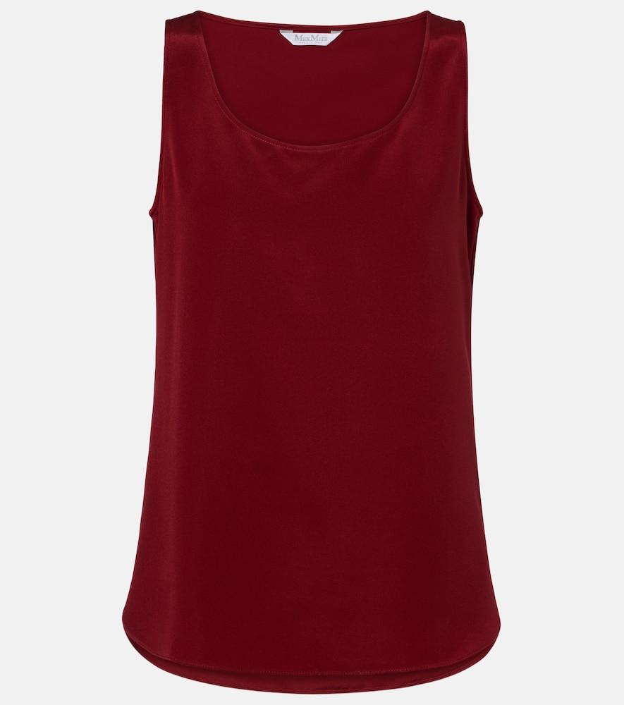 max mara pecora silk-blend top