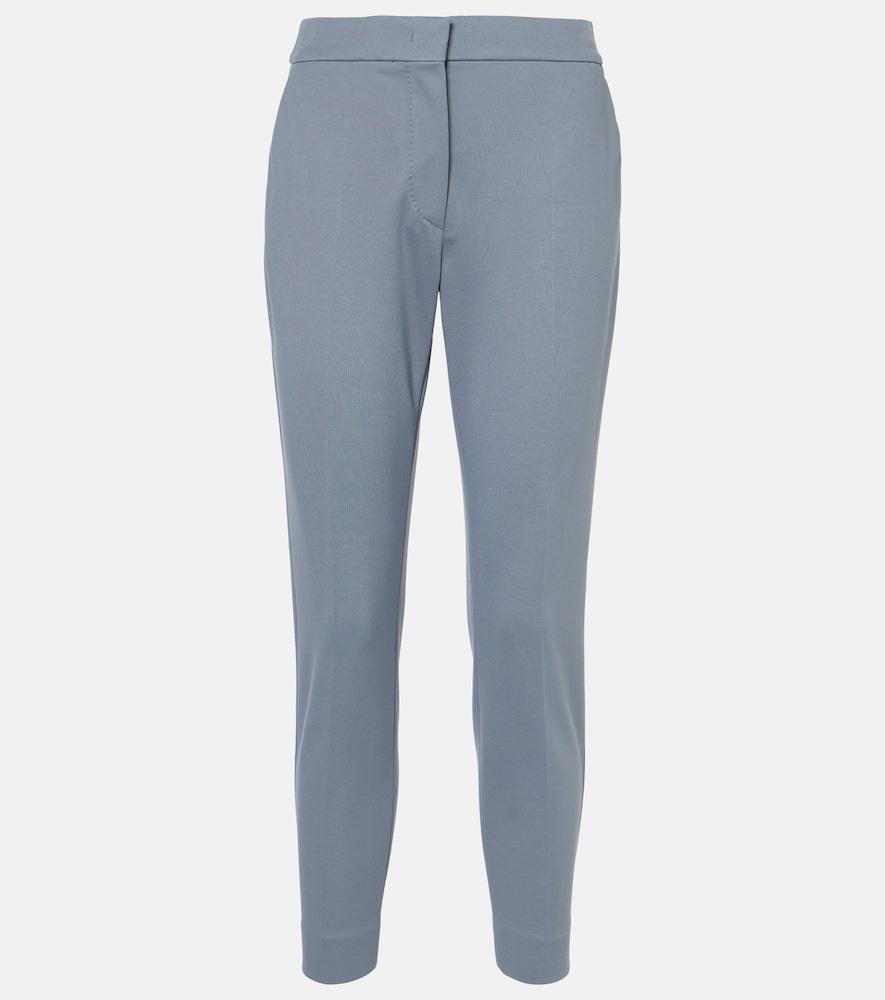max mara pegno jersey cropped pants