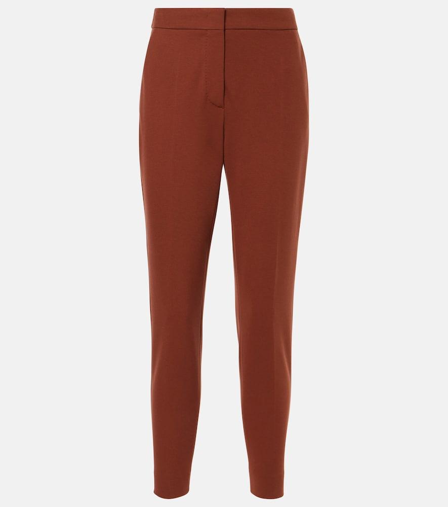 max mara pegno jersey slim pants