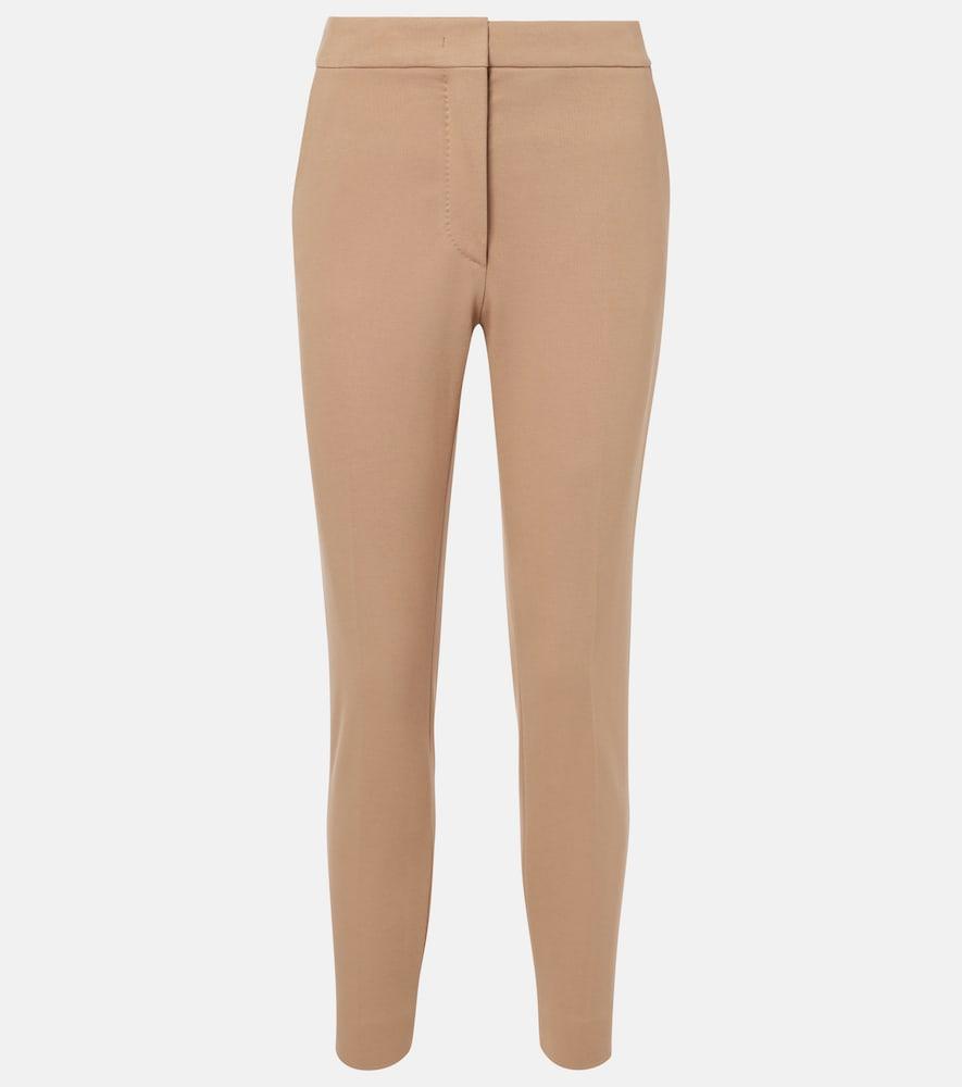 max mara pegno jersey slim pants