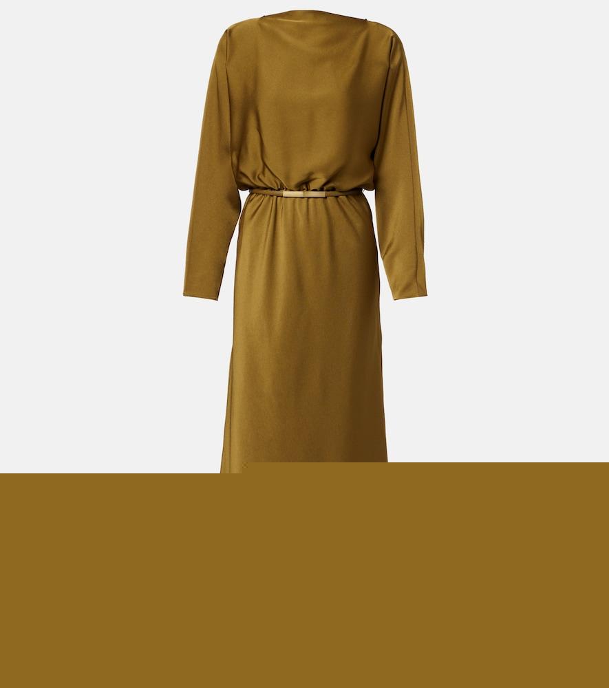 max mara pentola satin cocktail dress