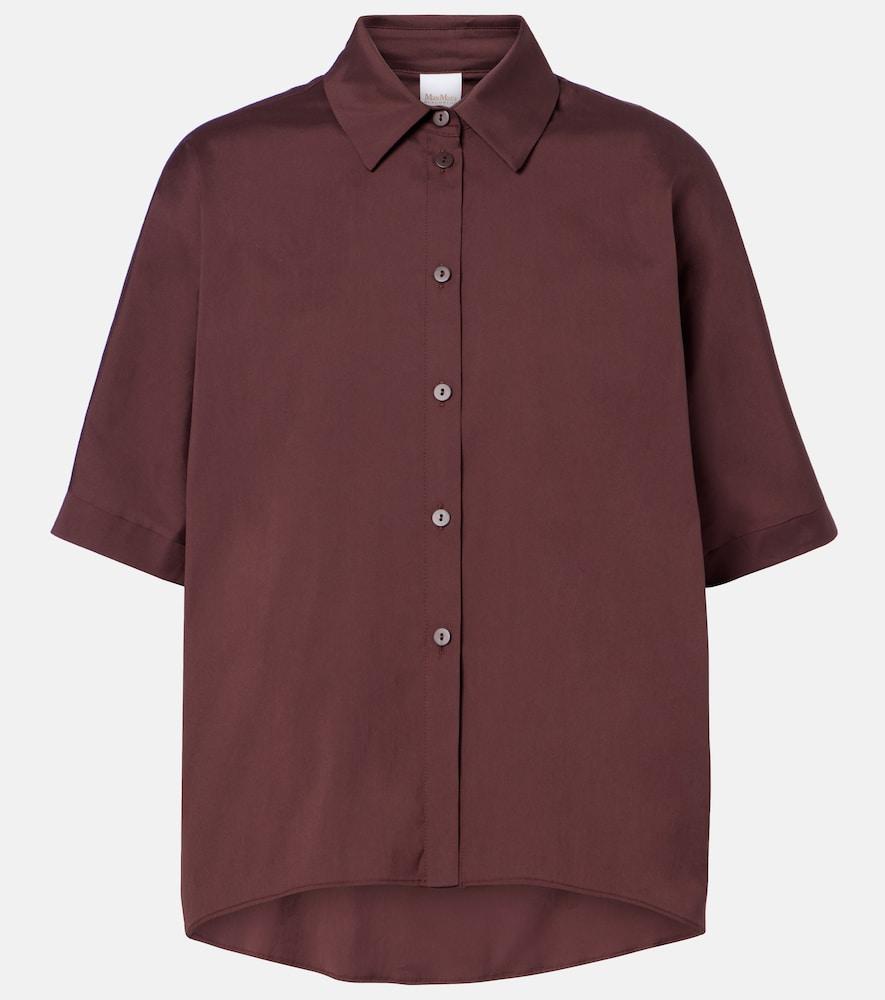 max mara pittura cotton-blend shirt