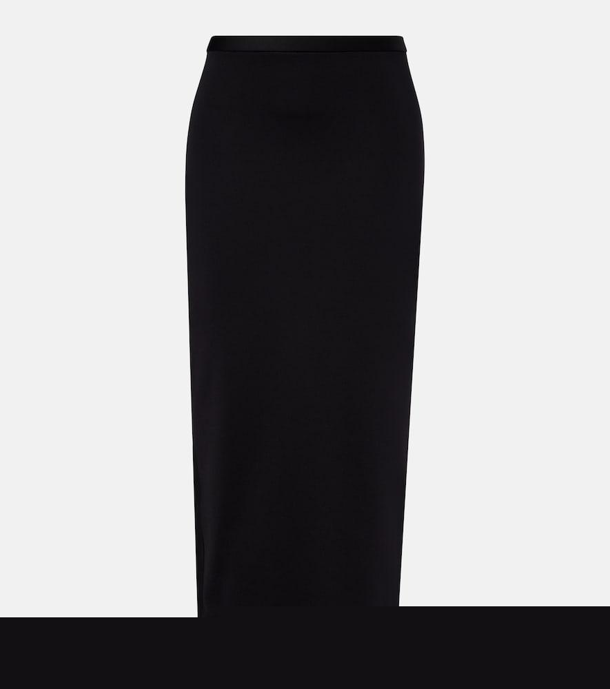 max mara piuma jersey pencil skirt