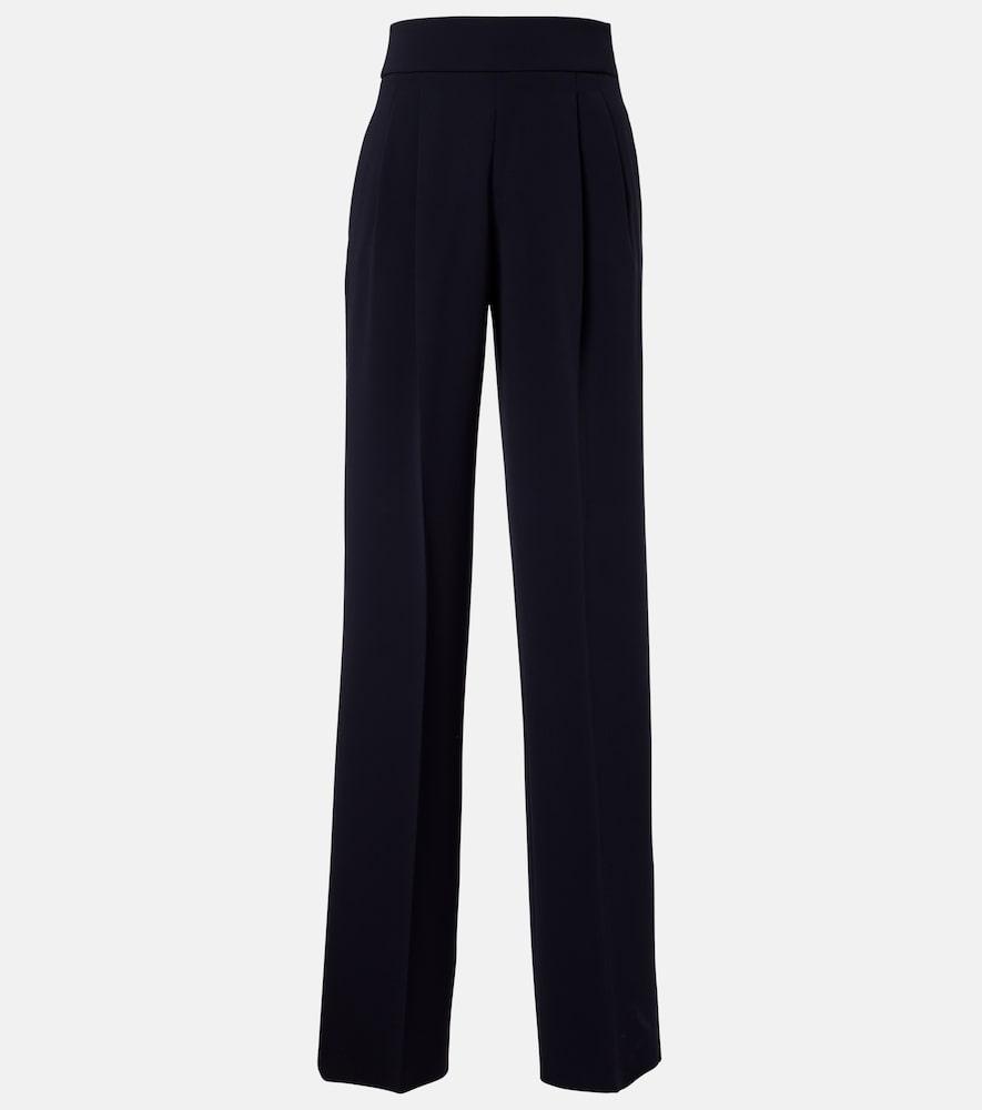 max mara pleated cady straight pants