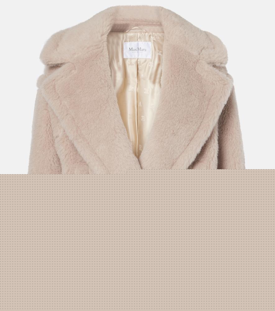 max mara radice alpaca, wool, and silk teddy jacket