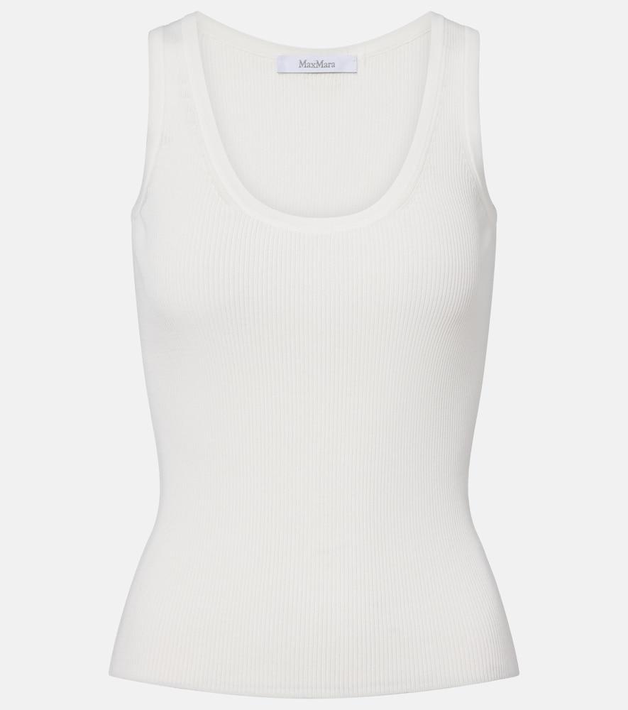 max mara ribbed-knit jersey tank top