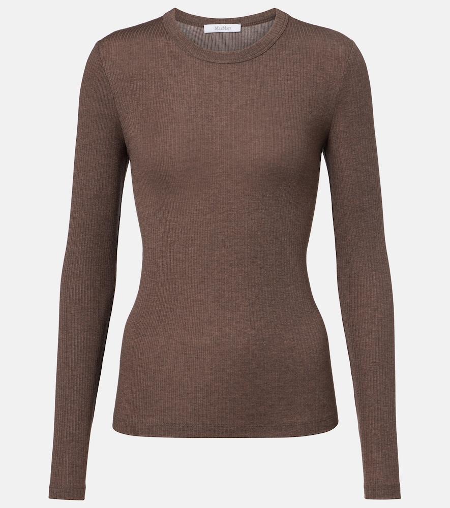 max mara ribbed-knit t-shirt