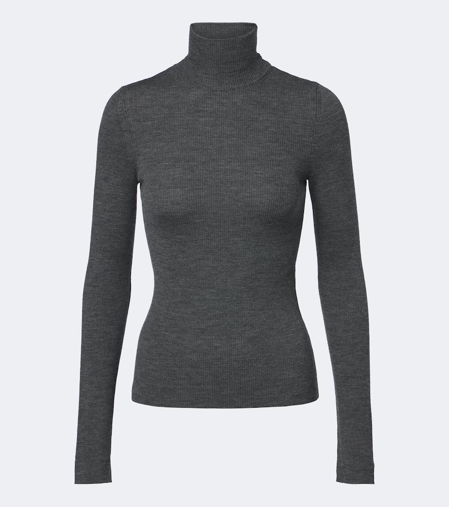 max mara ribbed-knit virgin wool sweater