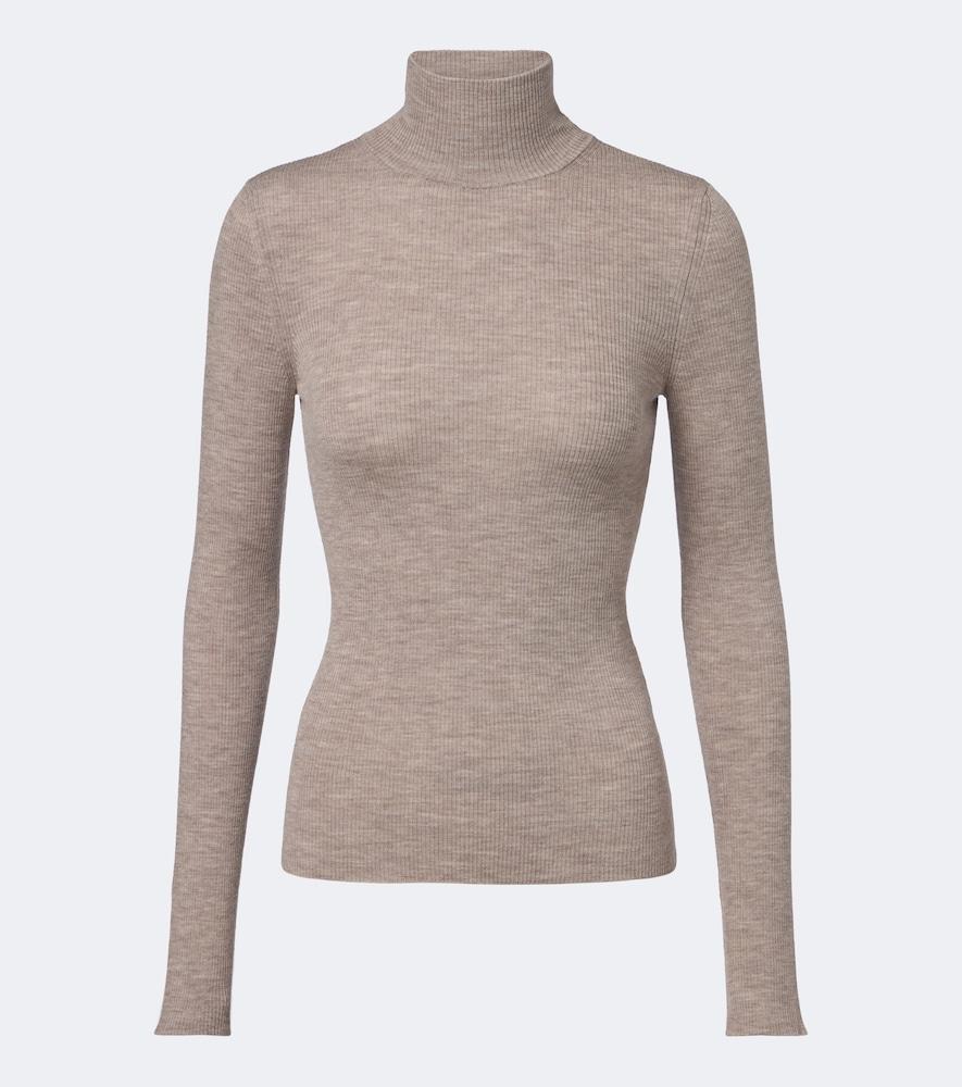 max mara ribbed-knit virgin wool sweater