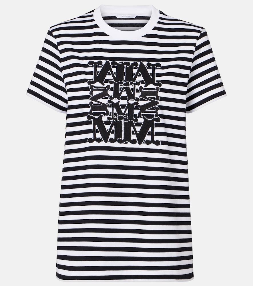 max mara ruta embroidered cotton t-shirt
