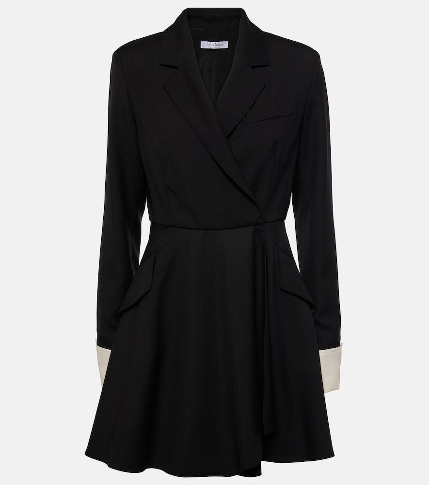 max mara sella virgin wool shirt dress