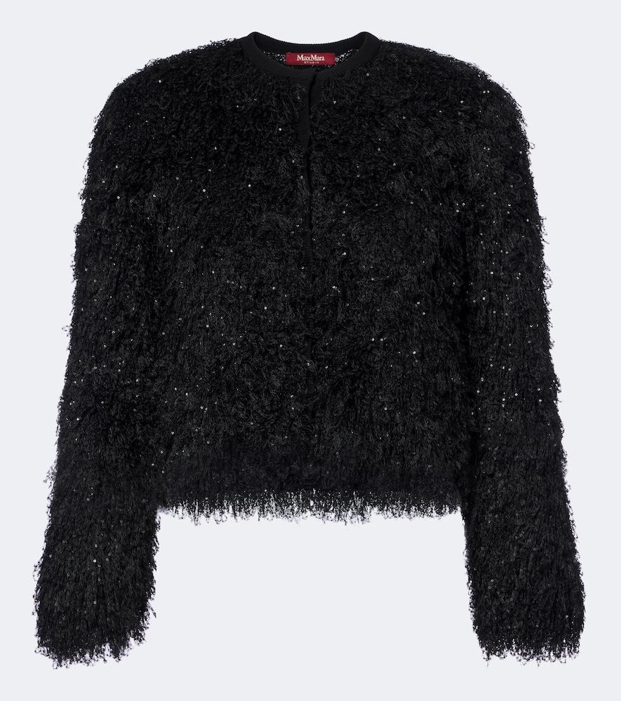 max mara sequined cardigan