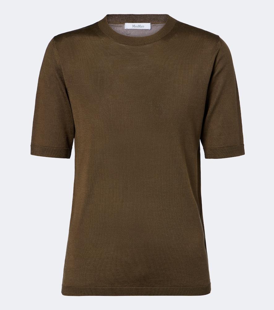 max mara silk and cashmere top