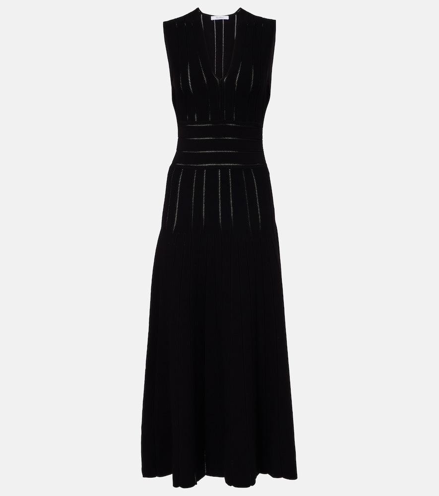 max mara tallone knitted maxi dress