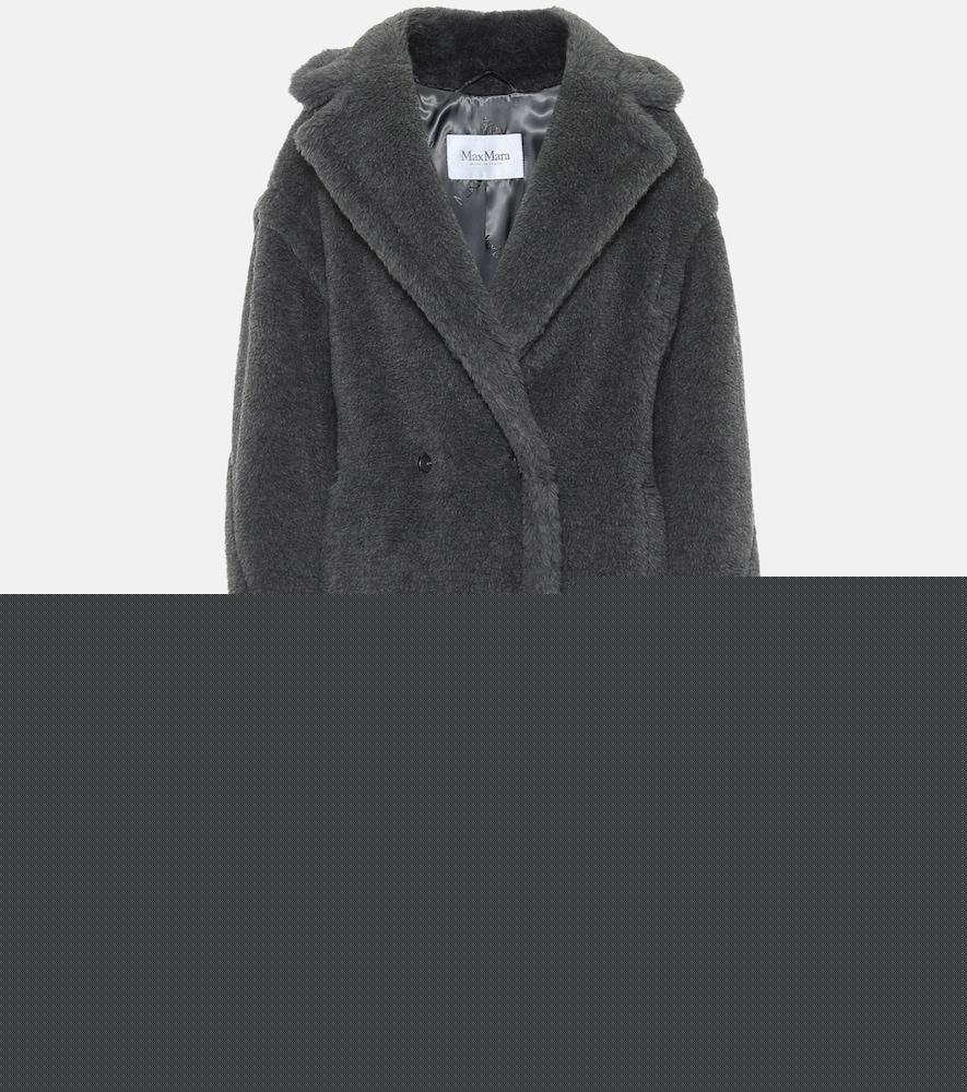 max mara teddy bear icon alpaca and wool-blend coat