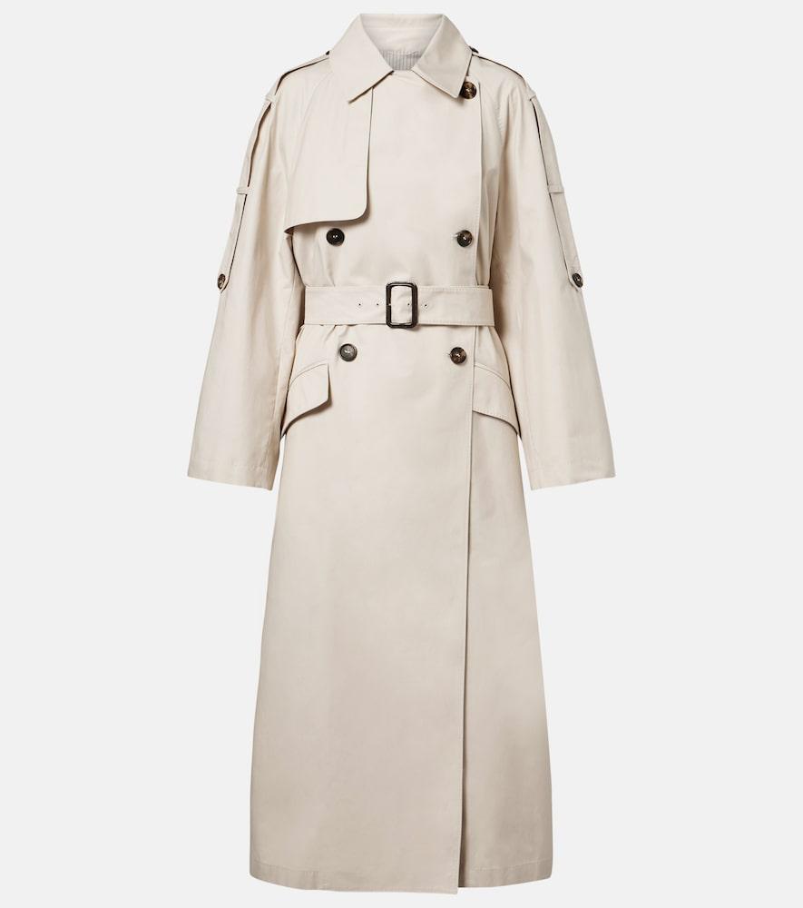 max mara the cube delfino twill trench coat