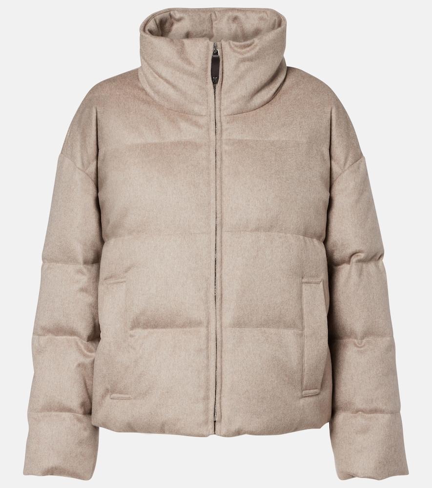 max mara the cube destino cashmere down jacket
