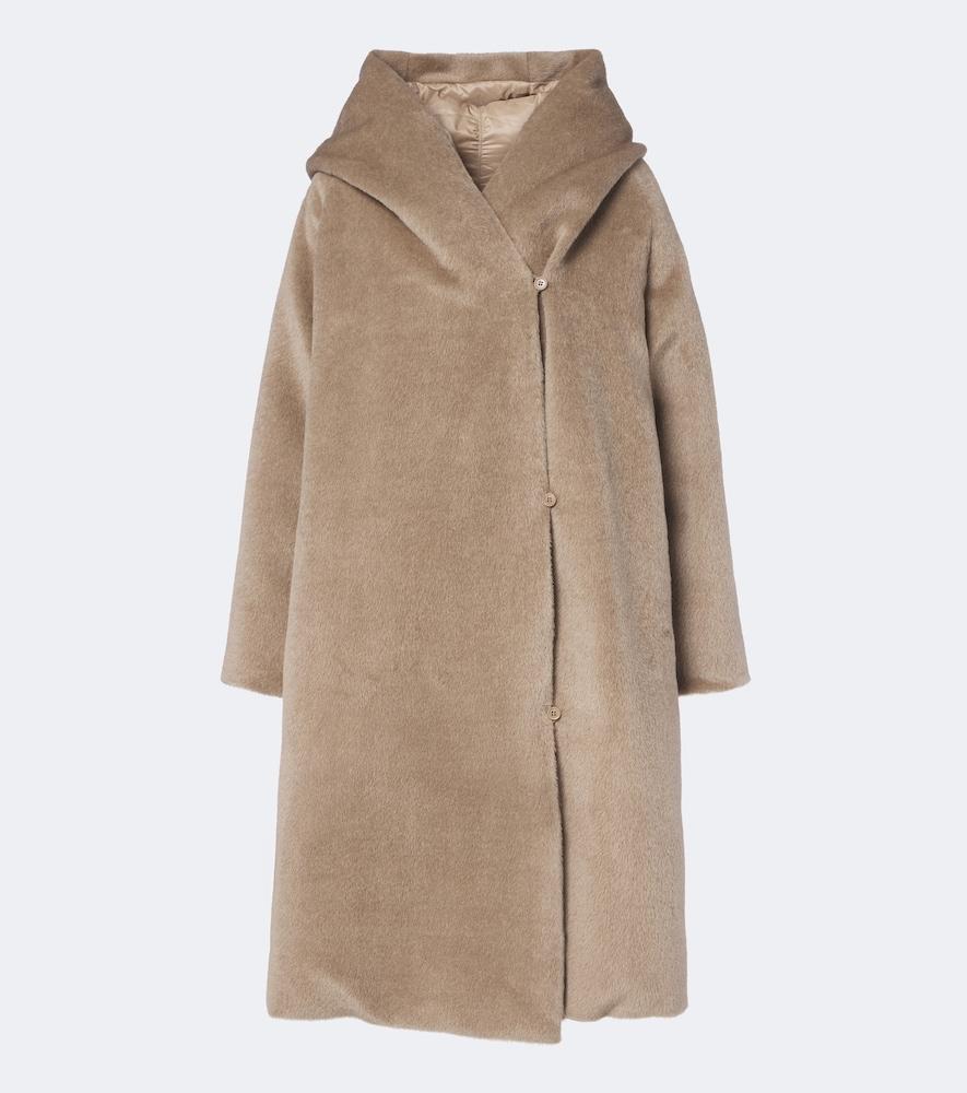 max mara the cube reversible alpaca and wool down coat
