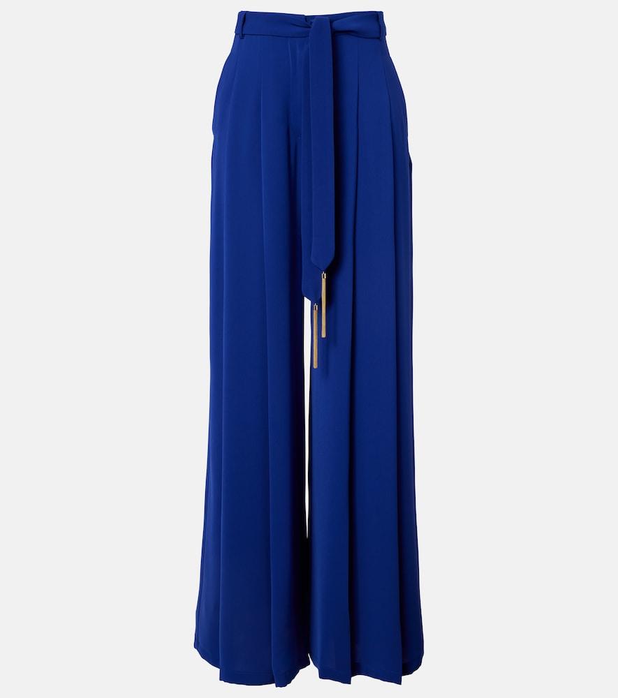 max mara valico pleated wide-leg pants