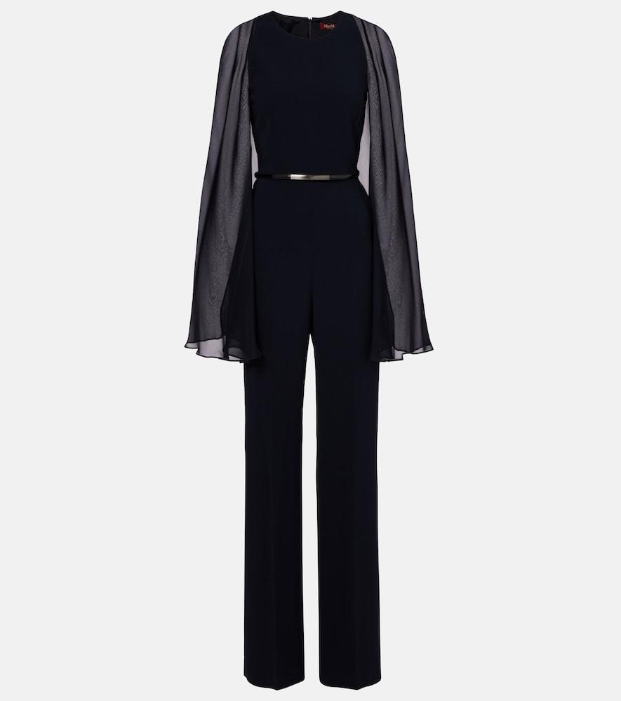 max mara vertice caped cady jumpsuit