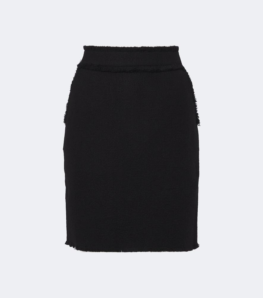 max mara virgin wool jersey miniskirt