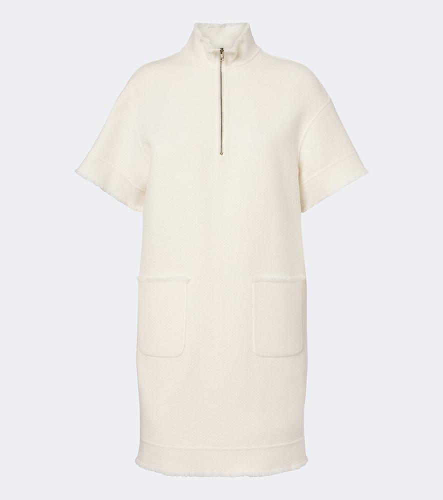 max mara virgin wool jersey sweatshirt dress