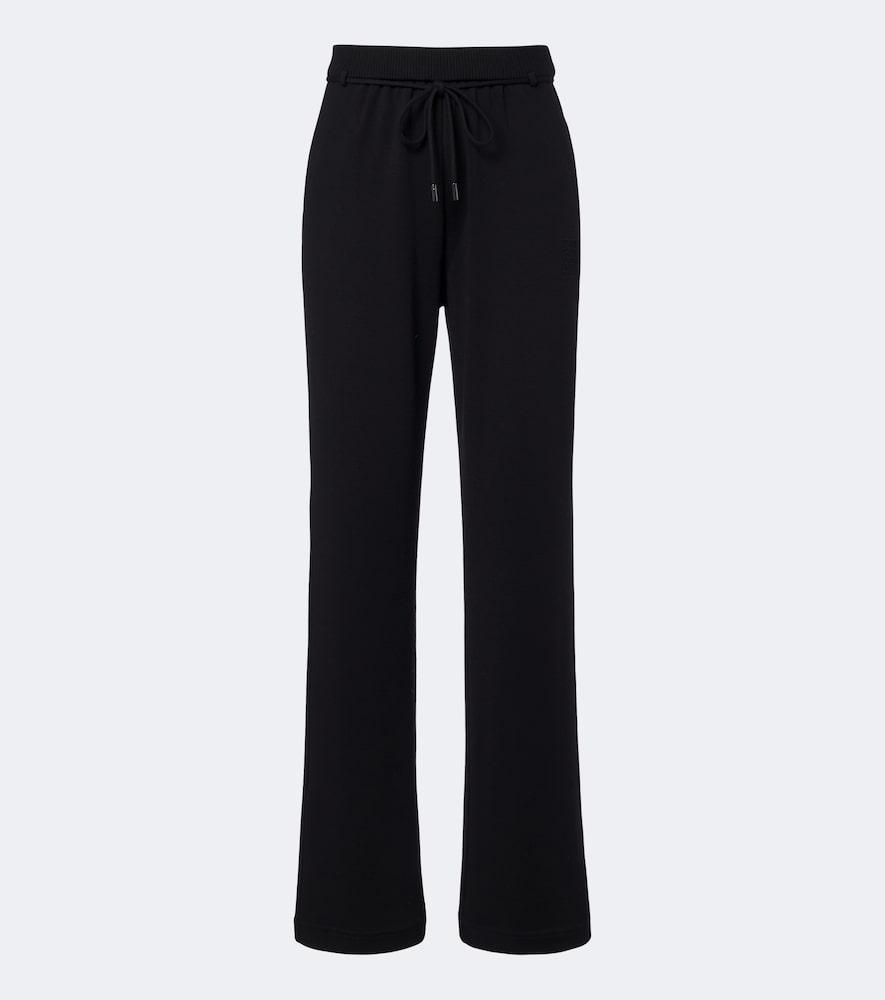 max mara virgin wool straight pants