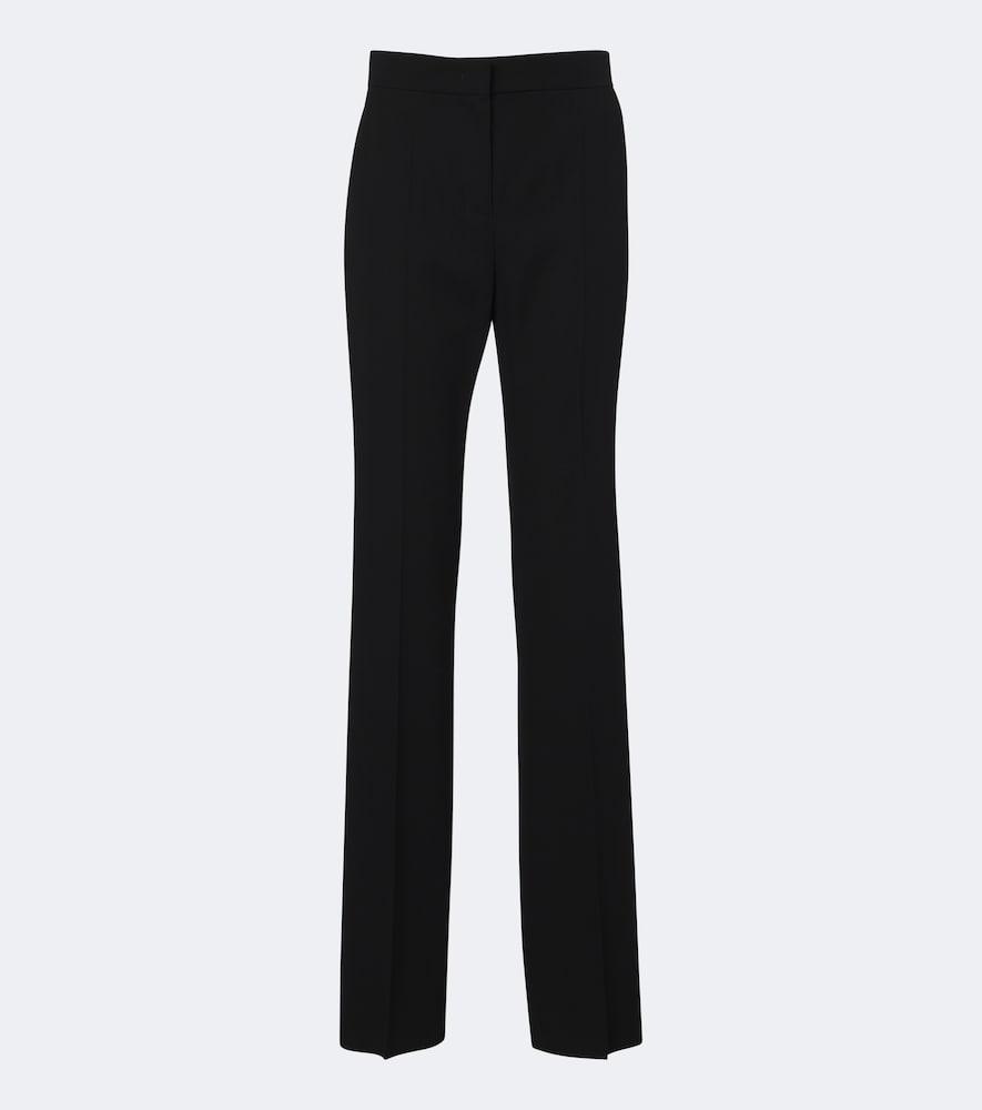 max mara virgin wool straight pants