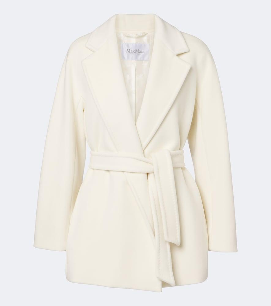 max mara virgin wool wrap coat