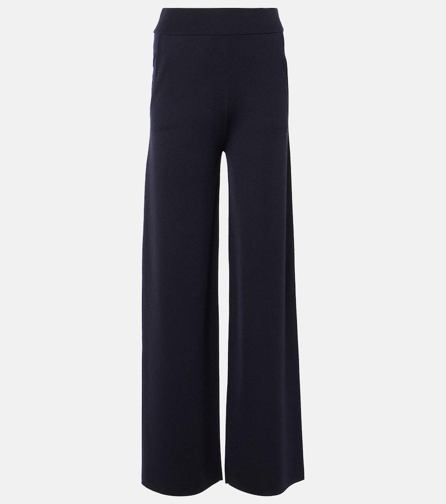 max mara wilma virgin wool wide-leg pants